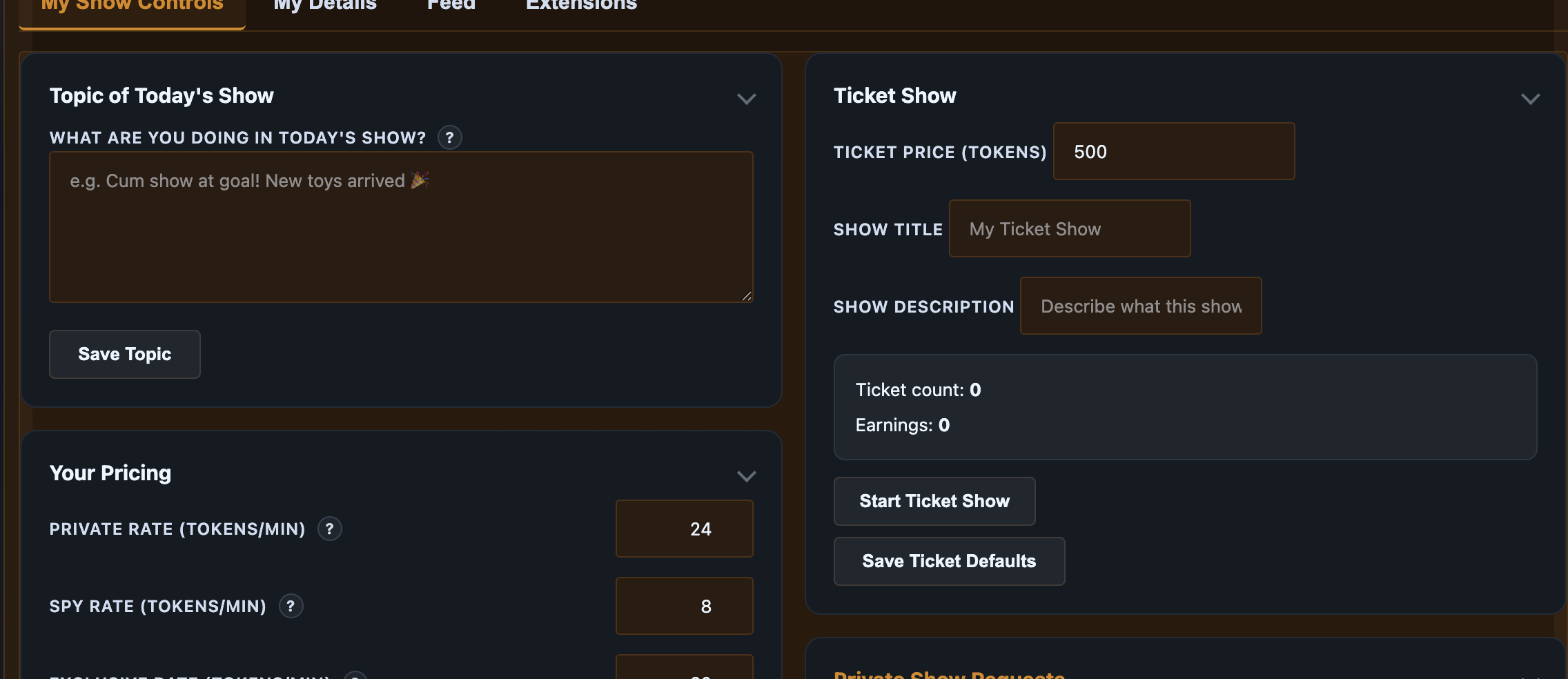 Once verification is approved the livestream studio unlocks and you can go live.