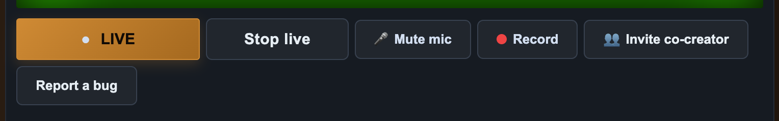 Invite a co-creator modal with a friend and the revenue-split slider.