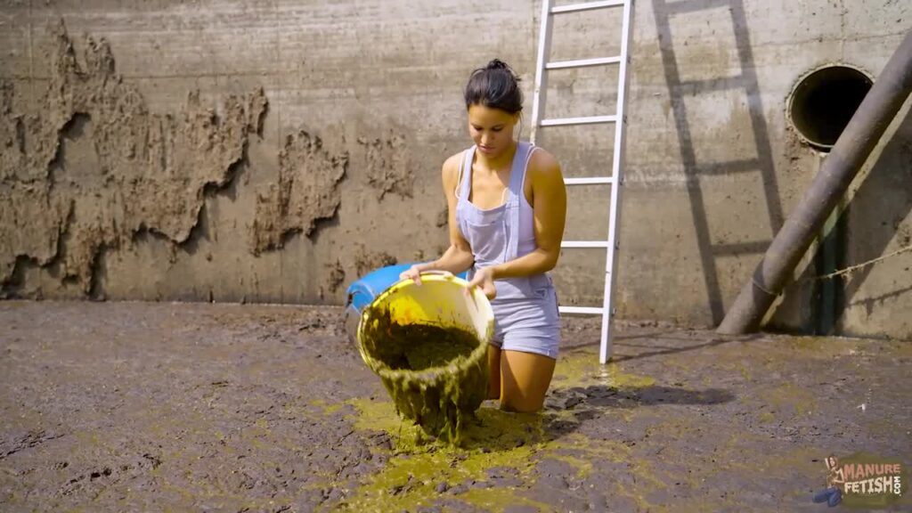Christy Ley in the Manure Pit
