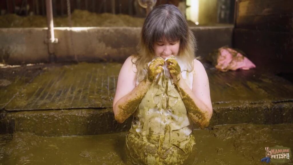 Wet Kitty In The Cowshed